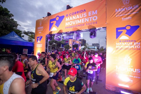 Prefeitura abre inscrições para a 4ª edição da corrida "Manaus em Movimento"