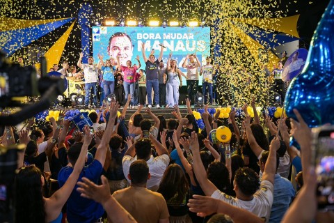 Em evento com mais de cinco mil jovens na manhã deste sábado, Roberto Cidade reforçou compromissos com a juventude