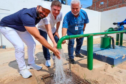 Prefeitura e Águas de Manaus entregam rede de água tratada ao Parque Jardim Mauá