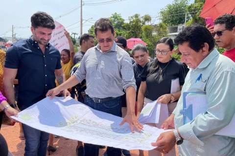 Equipes do Governo do Amazonas e Caixa fazem visita técnica à área onde será construído o habitacional Cachoeira Grande