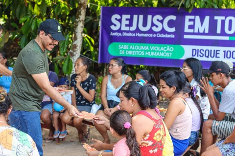 Governo do Amazonas promove ações socioambientais, de direitos humanos e cidadania em Iranduba