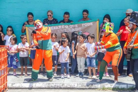 Prefeitura de Manaus inaugura espaço de reciclagem "Recicle Caio"