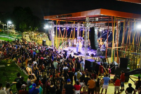 Festa do Trabalhador reúne mais de 11 mil pessoas na Ponta Negra, em Manaus