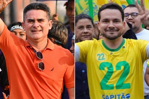 David Almeida (Avante) e Capitão Alberto (PL) disputam segundo turno em Manaus