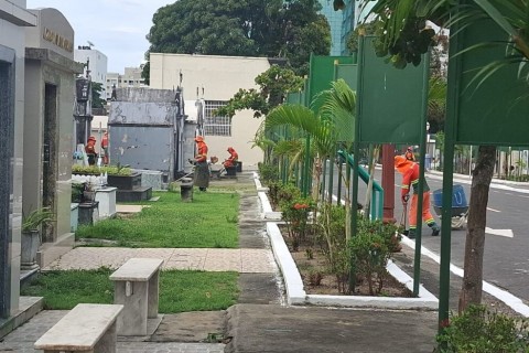 Manaus prepara estrutura especial nos cemitérios para o Dia das Mães