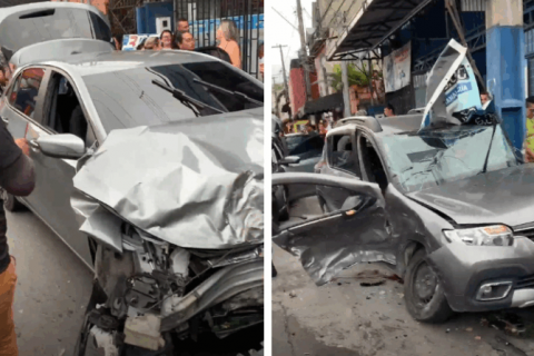 Perseguição policial termina com prisão de assaltante e deixa dois feridos em Manaus