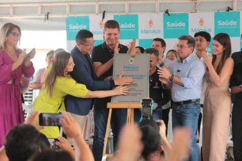 Prefeitura entrega da USF Rosa Pereira de Almeida, na zona Sul de Manaus