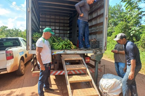 Governo do Amazonas compra 2,4 toneladas de alimentos da agricultura familiar em Boca do Acre