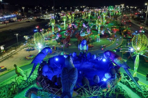 Parque Gigantes da Floresta ganha mais 500 novos elementos artísticos com inauguração da segunda etapa