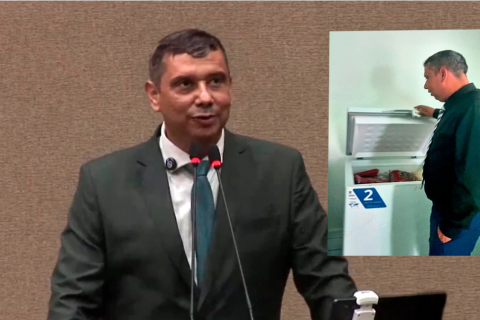 Vereador Carlos Pai Amado Elogia Qualidade da Merenda Escolar em Fiscalização na Escola Municipal Armando de Souza Mendes