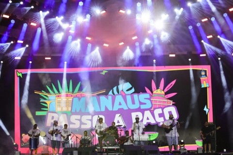 Artistas locais marcam as primeiras horas de apresentações do ‘Manaus Passo a Paço 2024’ com muito samba, pagode e arrocha